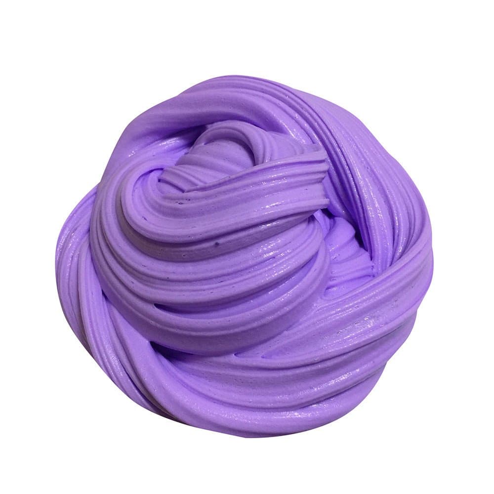 TOPUNDER Fun Hand Therapy Mud Stress Relief Silly Rubber Fluffy Rubber Slime Plasticine Toys for Kids Adult (Purple)