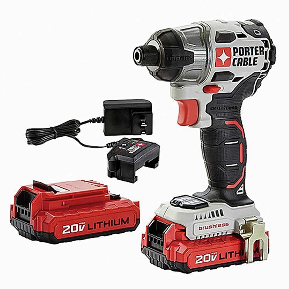 PORTER-CABLE20V MAX* Impact Driver Kit (PCCK647LB)