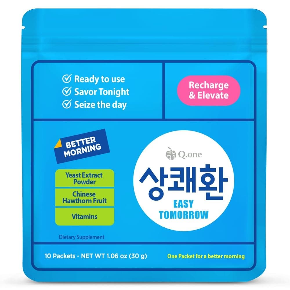 Q.one Easy Tomorrow Fresh (0.1oz x 10packet) Before After Drink