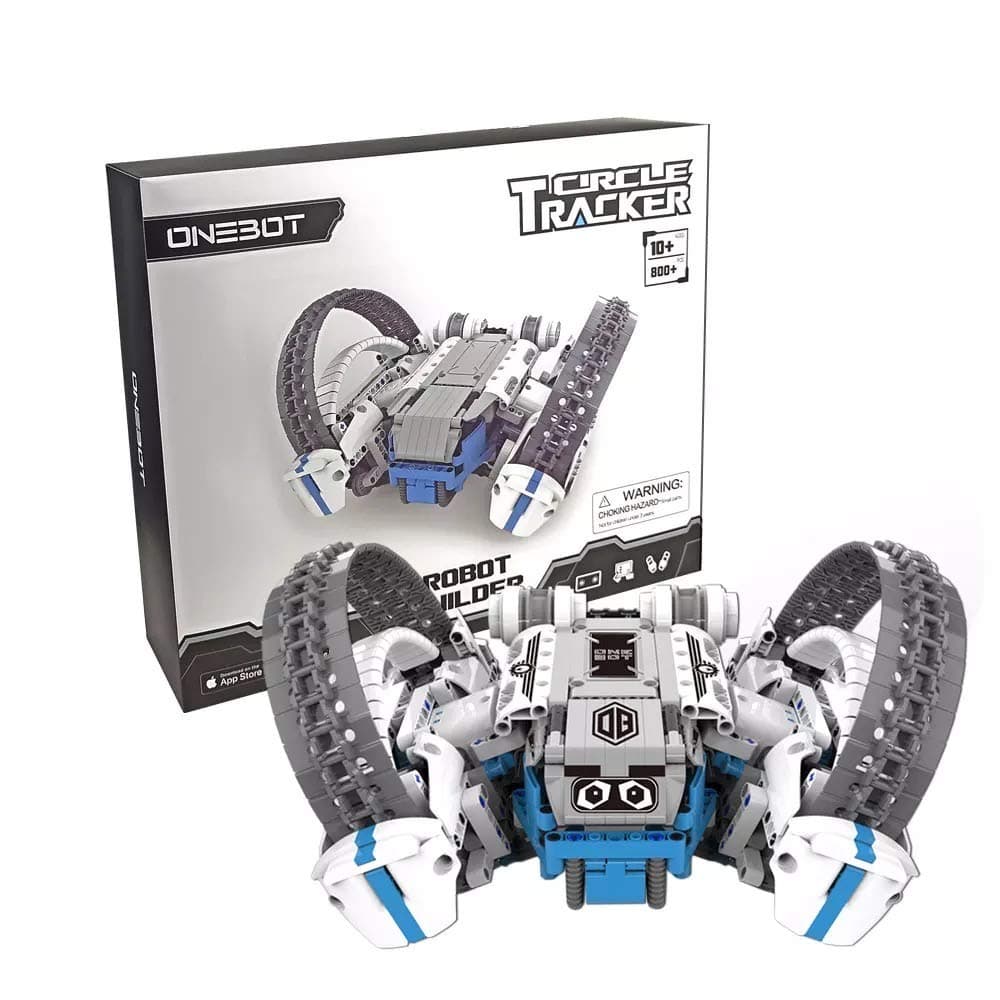 Robot mobile controlled - 800 pcs building blocks - v8 motor - OneBot - Circle Tracker