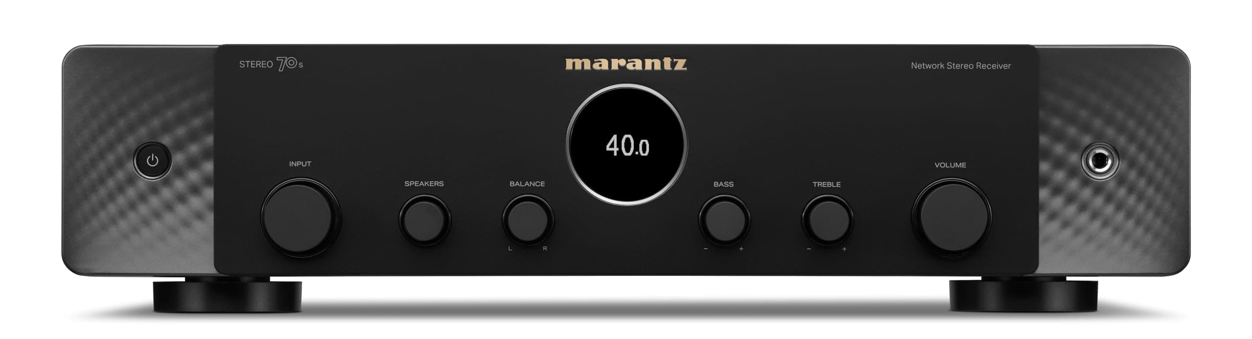 Marantz Stereo 70s AV Receiver, 6 HDMI Inputs (3x 8K), HEOS Multiroom, AirPlay 2 & Bluetooth - Black