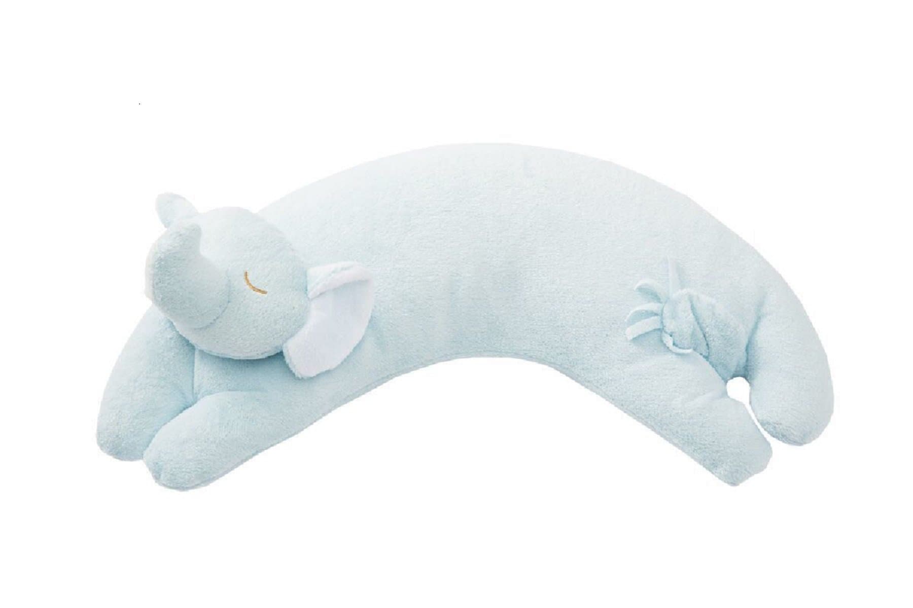 Elephant Pillow, Blue