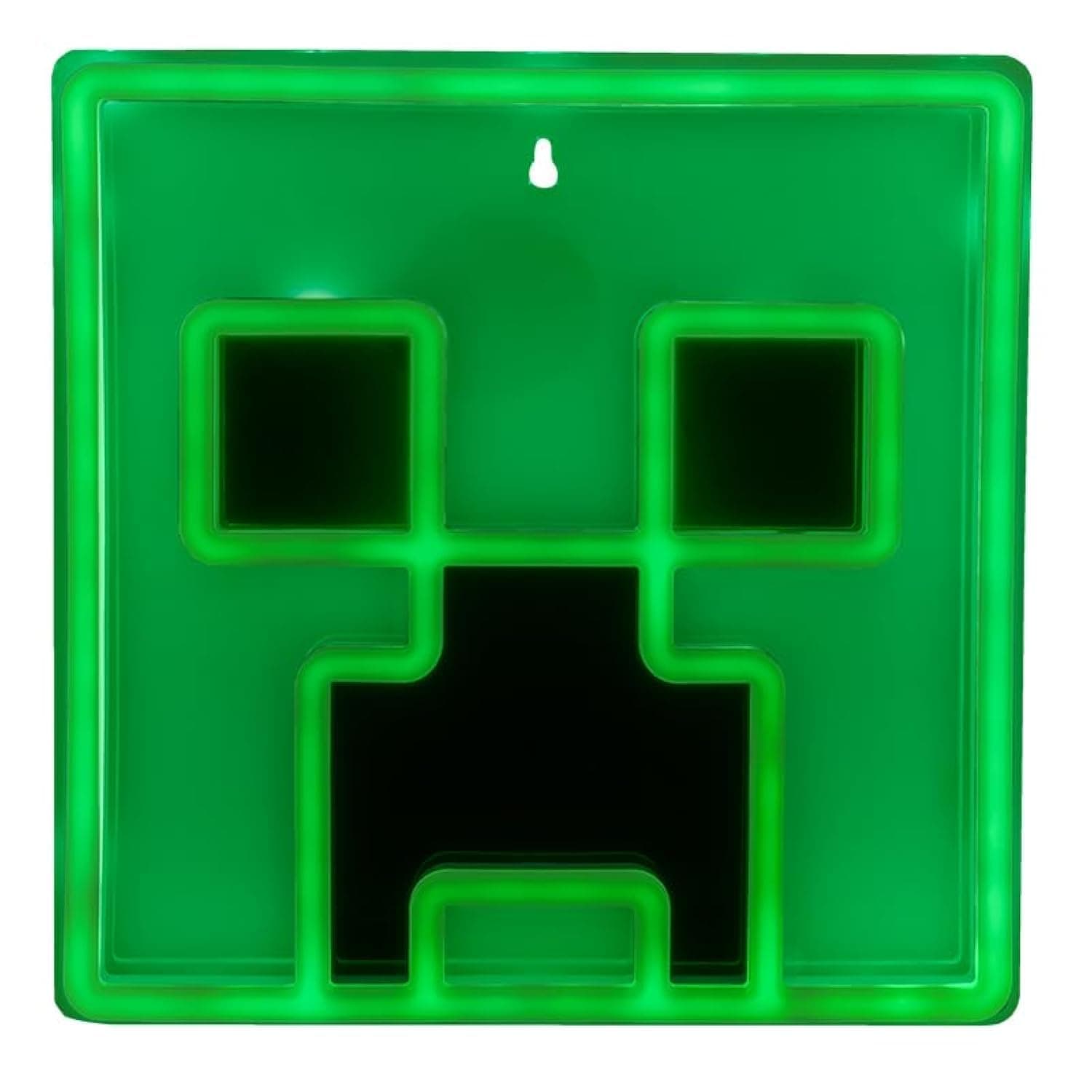 Creeper Iconic LED Wall-Mountable Light Officially Licensed Minecraft Room Decor for Boys and Girls, Gamer Night Light in Vibrant Green - Paladone