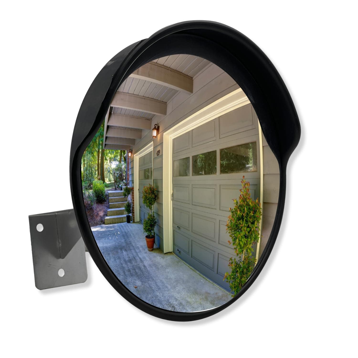 - Securityman 12-Inch Convex Mirror for Blind Spots – Indoor Security Mirror for Close Range Viewing Up to 20 Ft – Shatterproof with Wide Fisheye 90° View