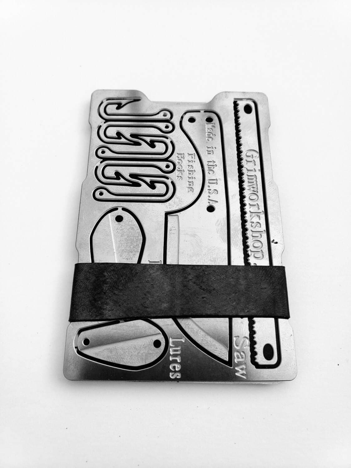 Grim Survival Multi Tool Wallet - EDC & Minimalist Survival Wallet with Tools
