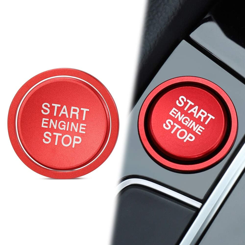 Ceyes Car Styling Stickers Engine Start Stop Ring Accessories Case for Volkswagen Tiguan Touran CC Golf GTI R MK7 for VW Passat B8 B6 B5 Cover