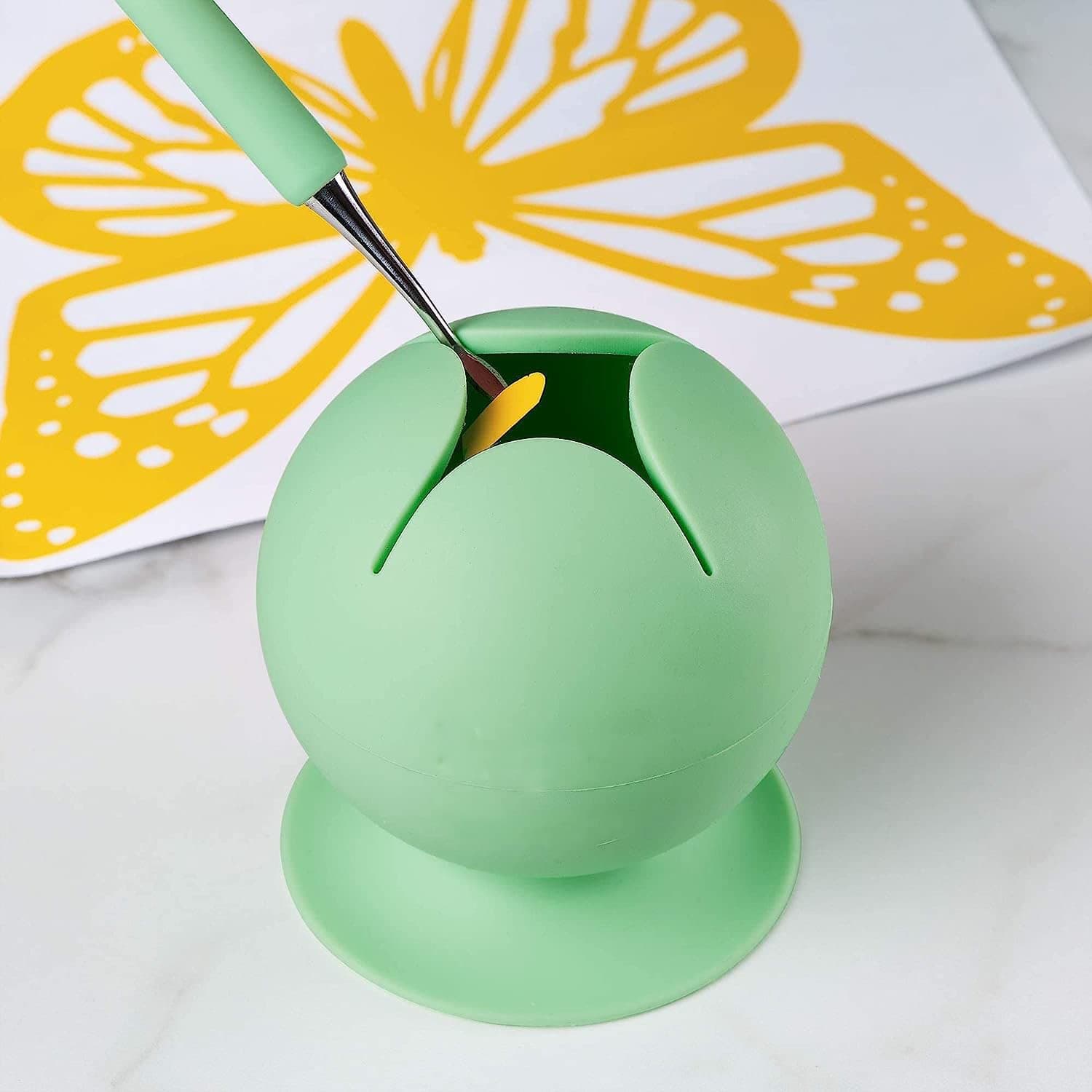 DailychicVinyl Weeding Scrap Collector, Dailychic Suctioned Paper Sheets Holder Basic Silicone Craft Tool Accessories