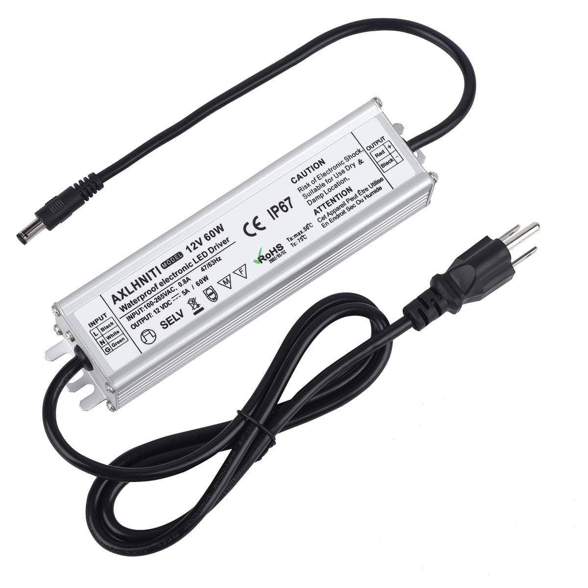 60W12V Waterproof Power Supply