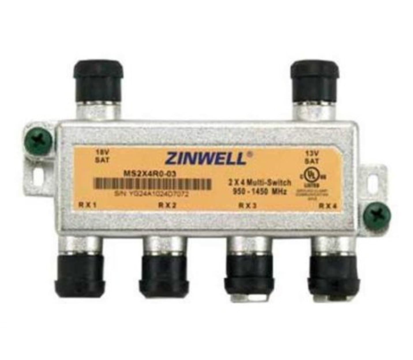 Directv Zinwell 2 X 4 Multi-switch 950-1450 Mhz - 1450 Mhz