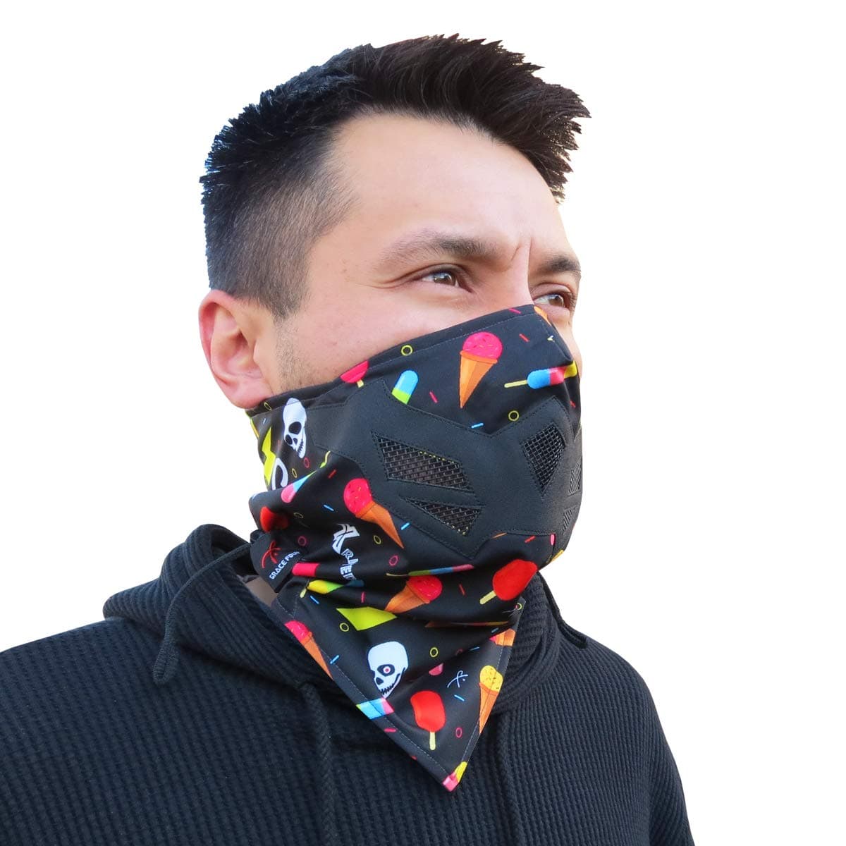 Half Face Mask for Cold Winter Weather. Use this Half Balaclava for Snowboarding, Ski, Motorcycle. (Many Colors)
