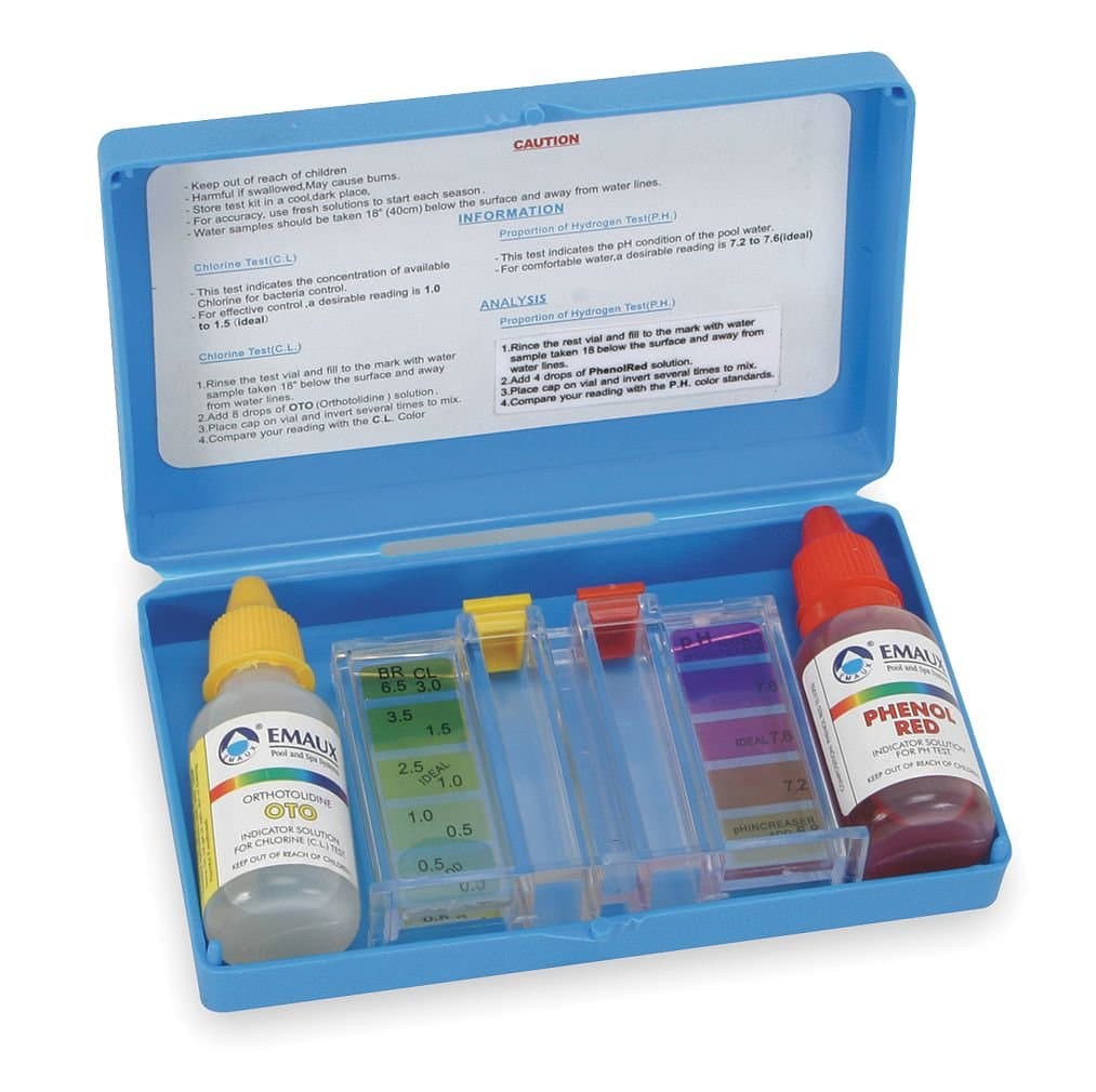 Water Analysis Kit, For PH and Chlorine