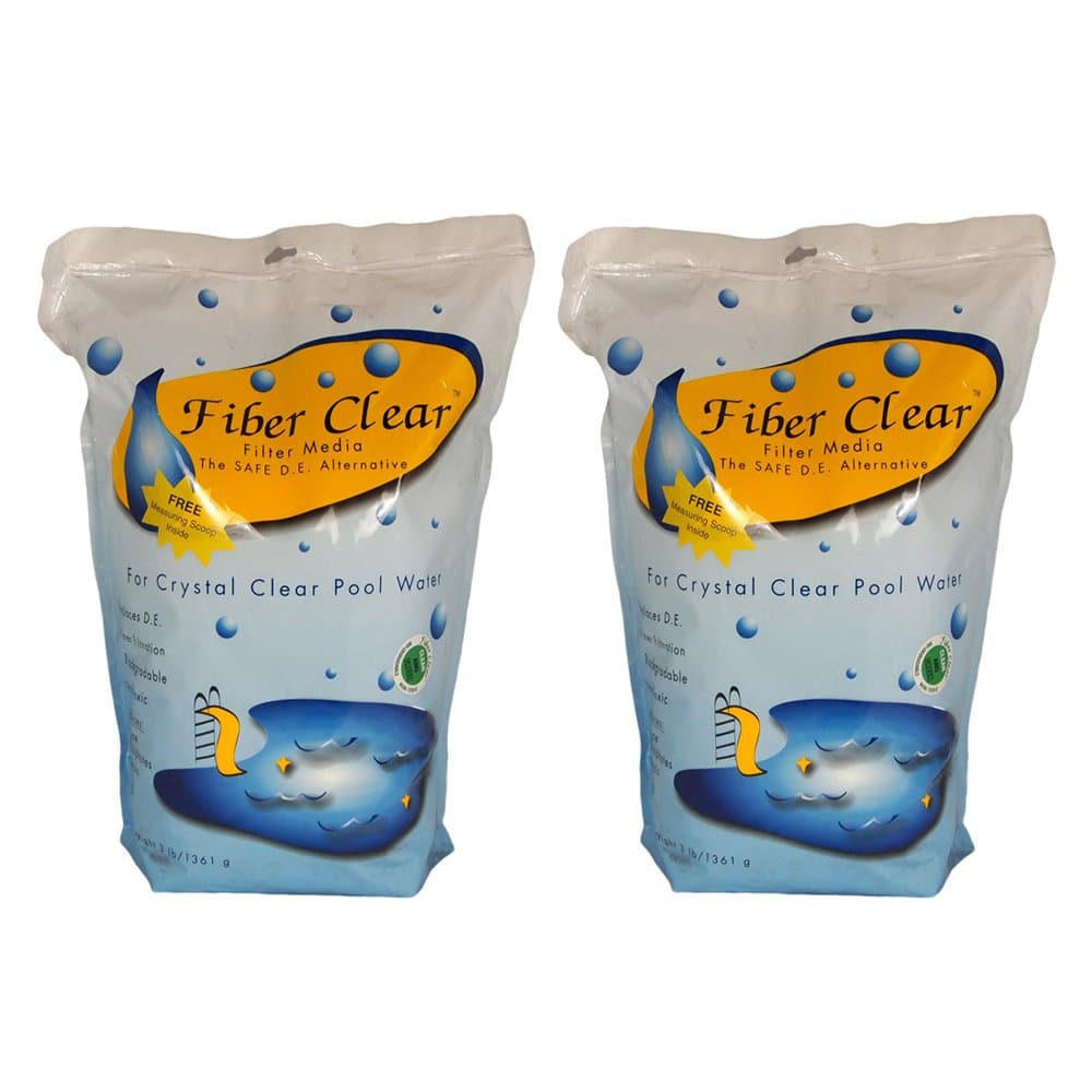 4003DC-02 Cellulose Filter Media D.E. Alternative for Swimming Pools, 3-Pounds, 2-Pack