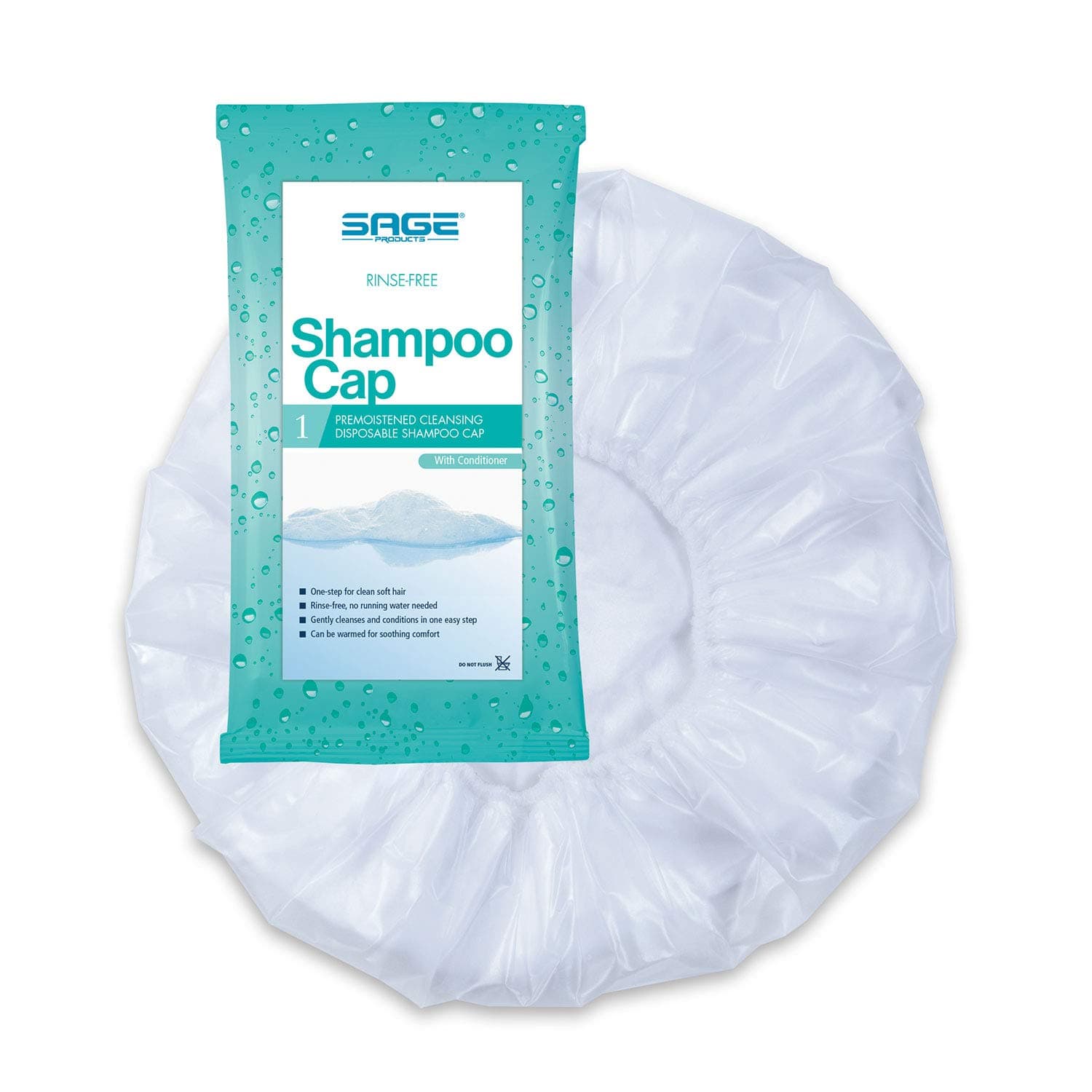 Comfort Bath Rinse-Free Shampoo Cap