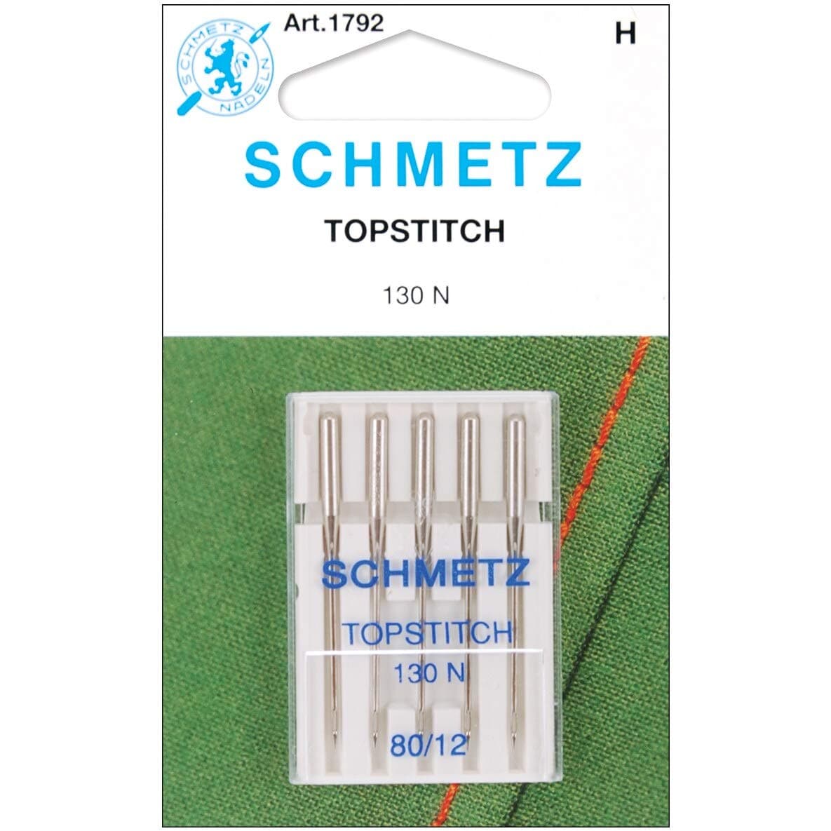 Overstock, Topstitch Machine Needles, Size, 12/80 5/Pkg