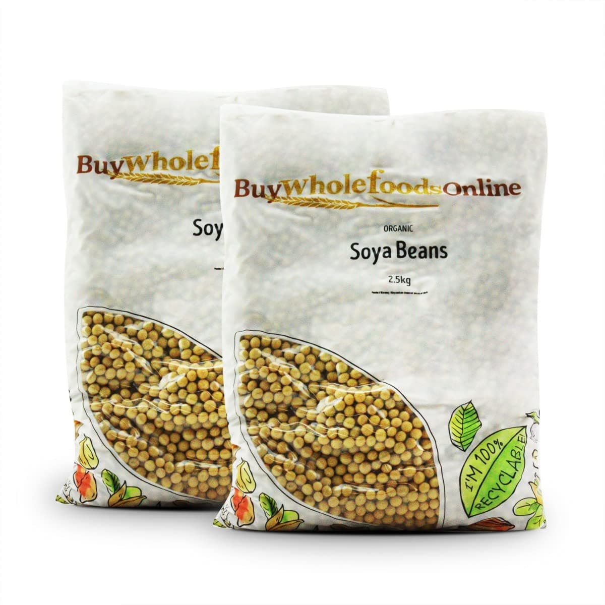 Organic Soya Beans 5kg (BWFO)