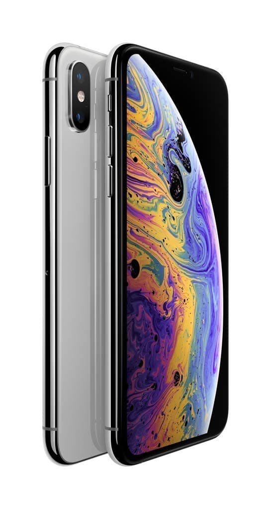 Apple iPhone XS, US Version, 64GB, Silver - AT&T (Renewed)