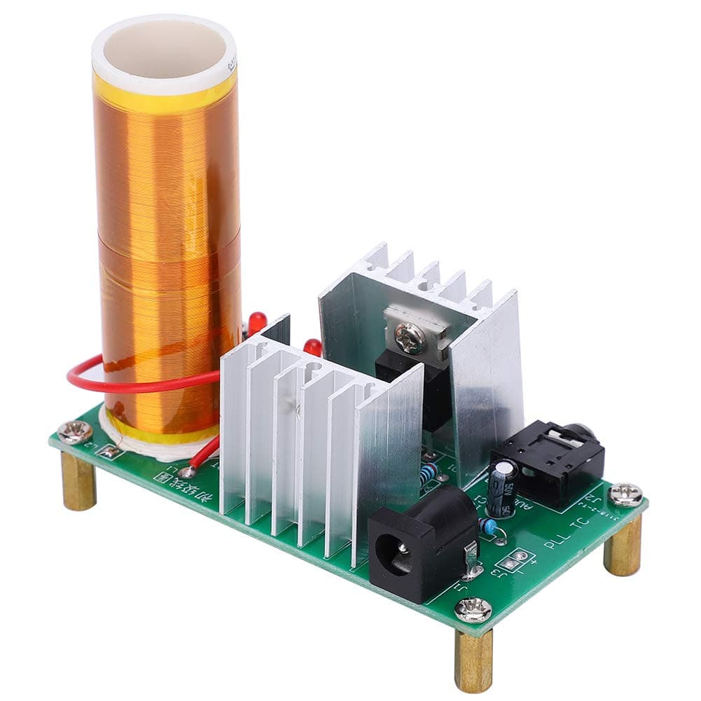 DIY Tesla Coil Module, Tesla Coil Module 15W 2A Separate Fluorescent Arc Function DC 15‑24V for Industrial Control Components