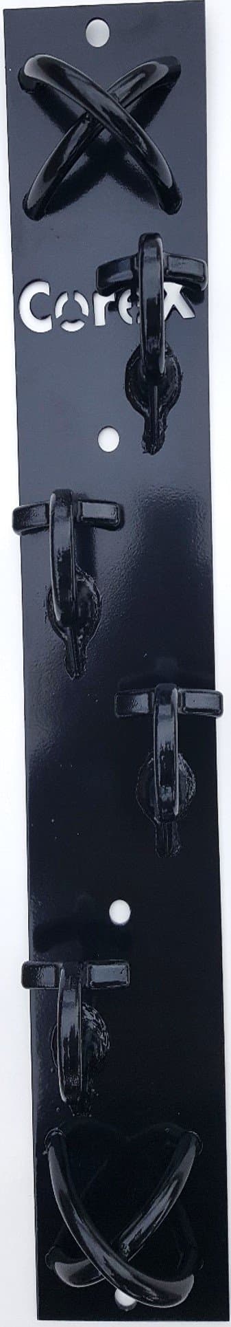 CoreX Core2Mount Multiple mounting Resistance and Bodyweight Strap Wall Mounts. Gym Storage Hooks. Gym Wall Mount.