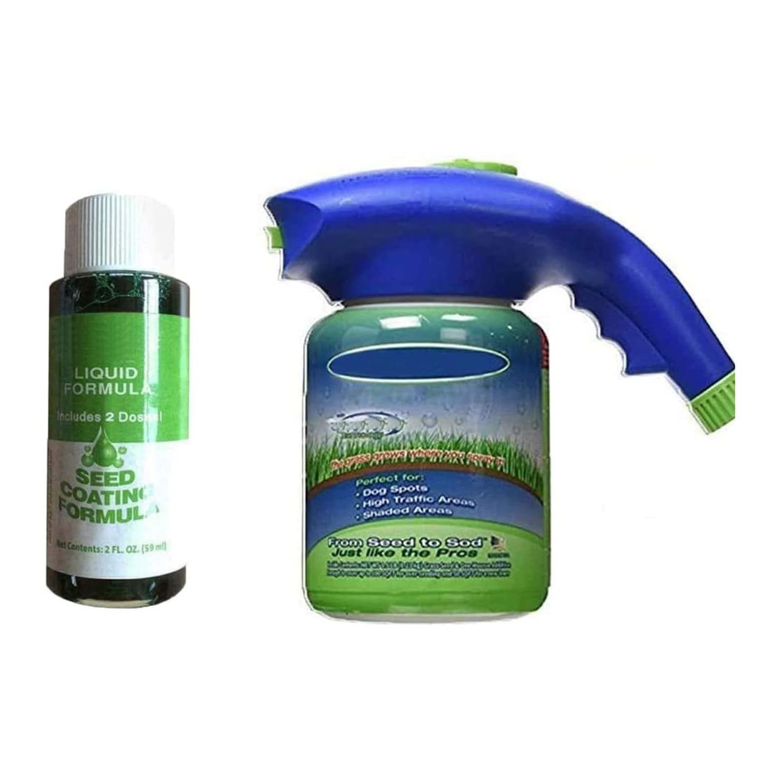 Lawn Patch Seed Sprayer, Hydro Mousse Liquid Lawn Growth Magic Lawn Repair Green Grass Spray, Garden Grass Seed Sprayer System Combination Tools