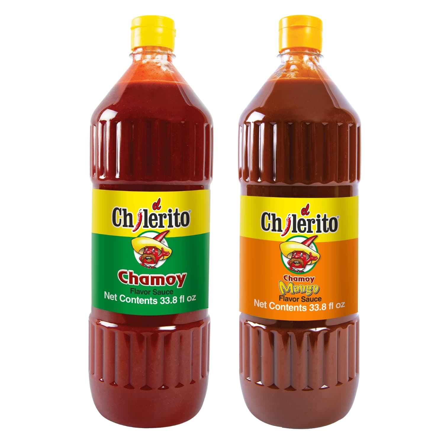 El Chilerito Chamoy Regular and Mango 2 Bottle Bundle