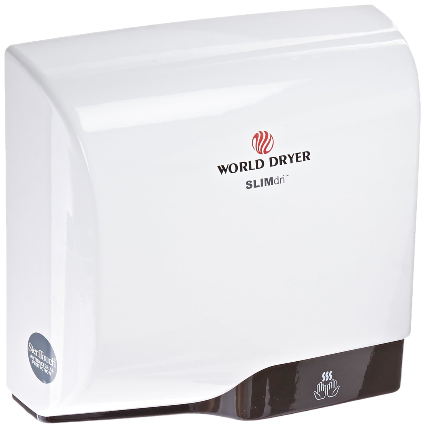 L-974 SLIMdri Surface Mounted ADA Compliant Automatic Hand Dryer with Aluminum White Cover, 120/208/240V