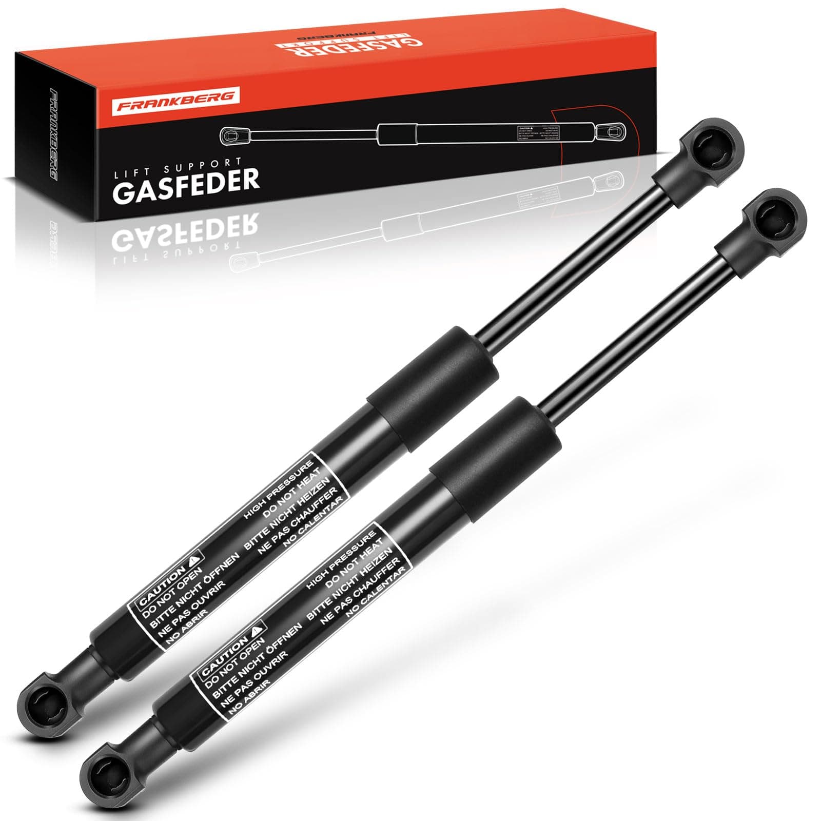 Frankberg 2x Gas Strut Tailgate Left And Right Compatible With 3 Series E21 E30 E46 E90 316-335 M3 Saloon 2005-2011 3 Series E90 320-330 Saloon 2005-2001 Replace# 51247250308
