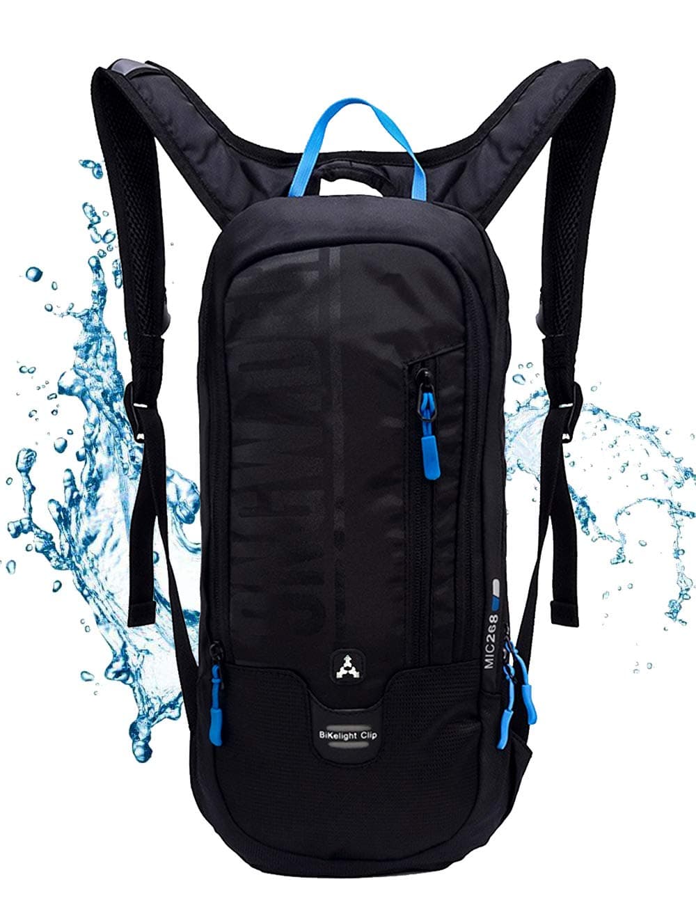 Longwider Runners Hydration Backpack - Small Biking Pack Lightweight Waterproof Outdoor Sports Gear, Bag for Hiking Cycling Camping Traveling, Birthday Thanksgiving for Men (Black)