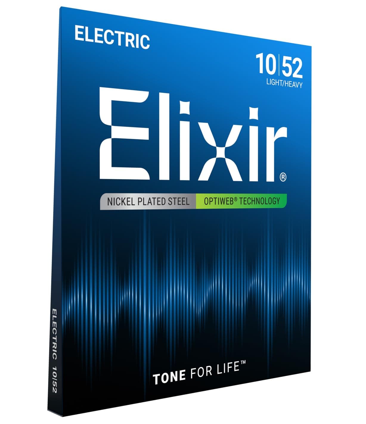 19077 Strings Electric Guitar Strings with OPTIWEB® Coating, Light/Heavy (.010-.052)