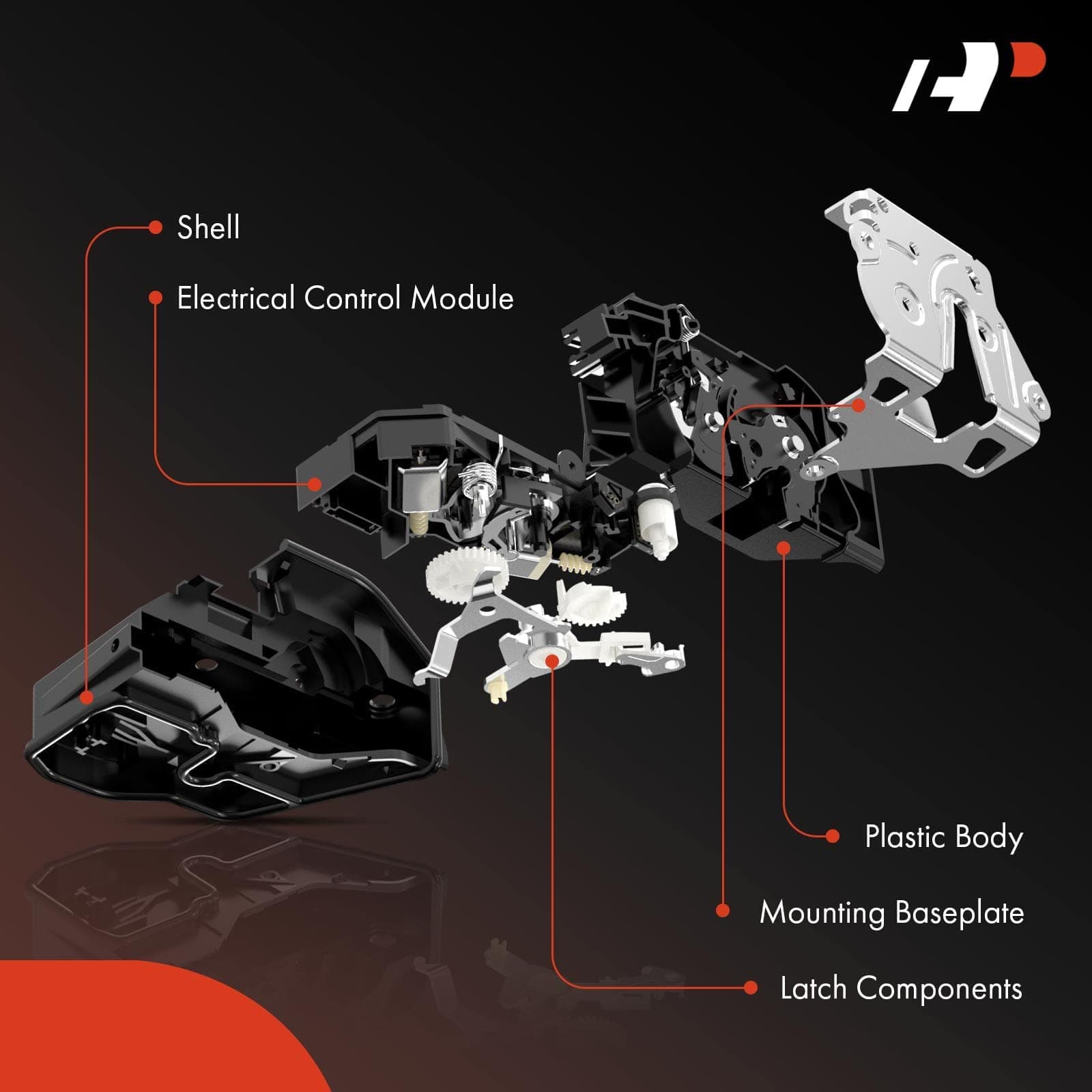 A-Premium Front Right Side Door Latch Lock Actuator Compatible with Scion & Toyota Vehicles - Camry 2002-2006, Corolla, Matrix 2003-2008, tC 2005-2010, xA 2004-2006, Sienna 2006-2011, Coupe, Hatchback