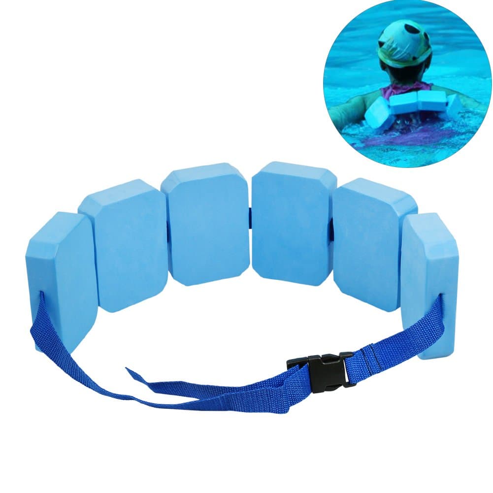 Fightingirls Swimming Belt Foam Flotation Device Swim Training Aid Learn to Swim with Adjustable Buckle for Kids Swimming Beginner