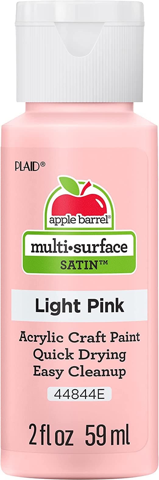 Multi Surface Acrylic Paint, 2 Fl Oz (Pack of 1), Light Pink- (Pack of 1)