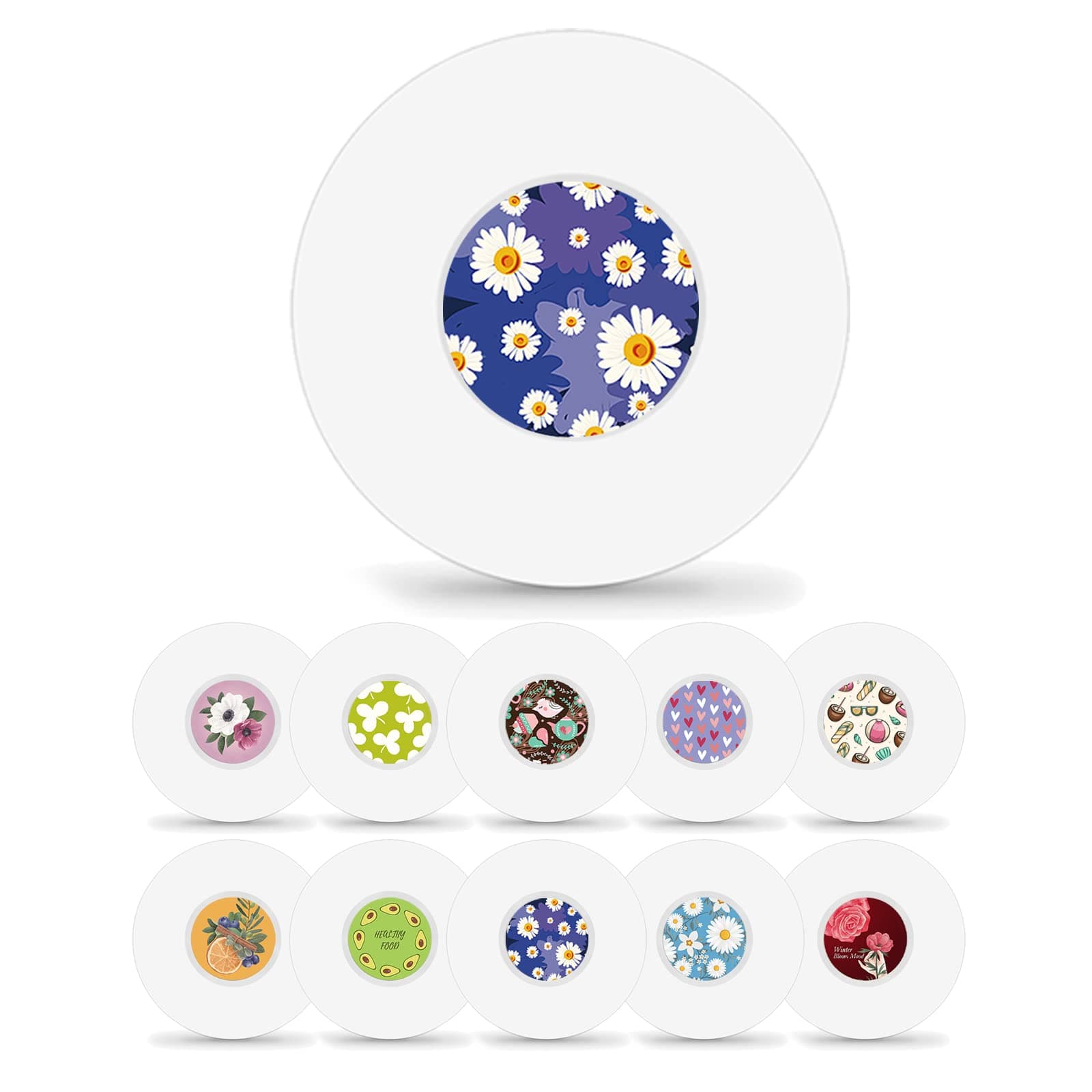 40Pack Libre 3 Plus Sensor Covers Waterproof Freestyle Sensor Stickers Sets & Adhesive Patches CGM Tape, Hypoallergenic Latex-Free 14 Days Long Stay