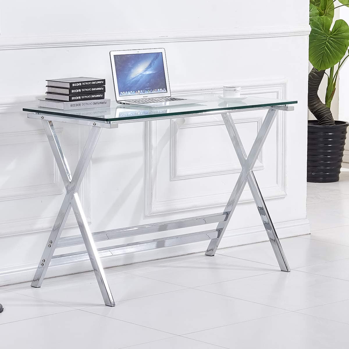 Tempered Glass Writing Desk