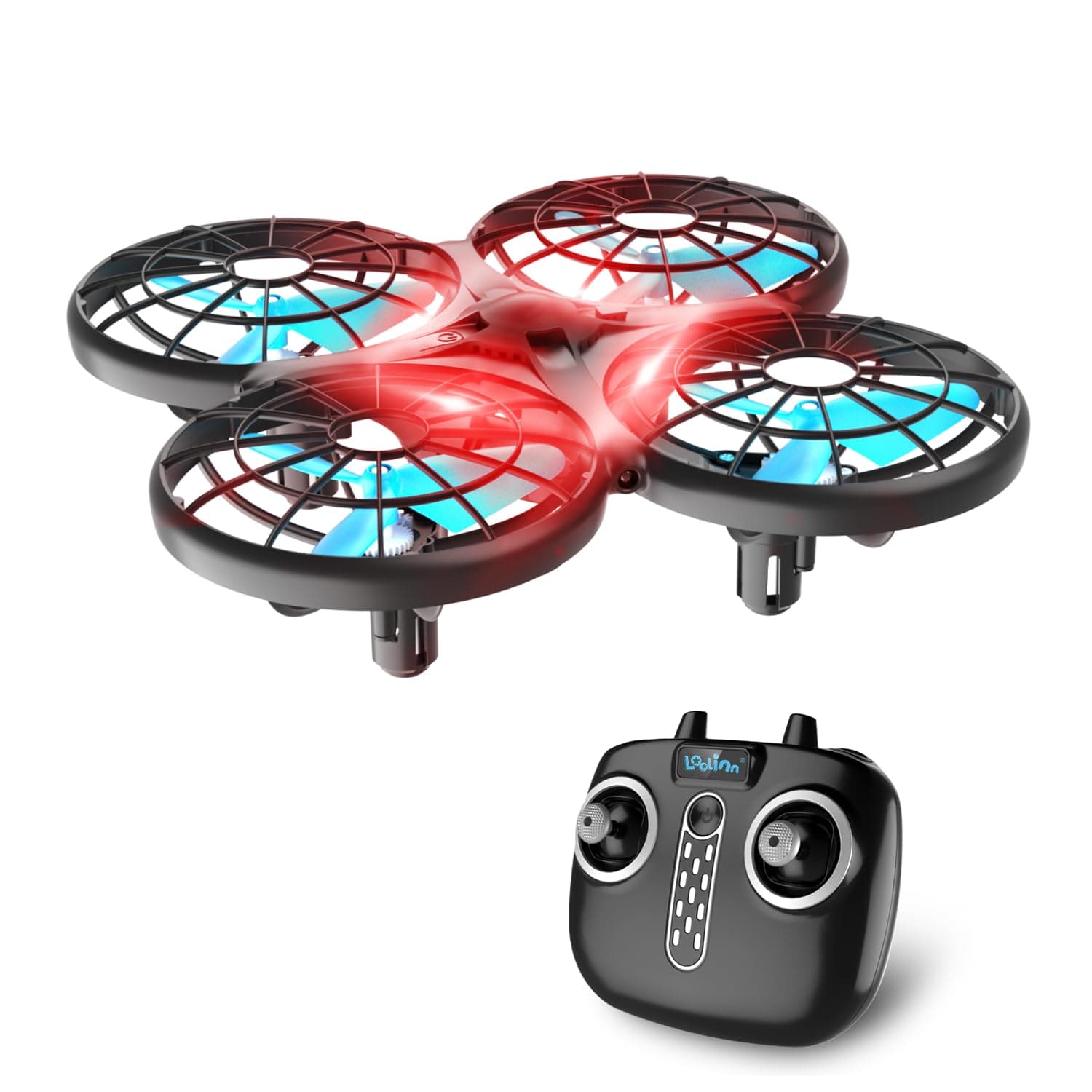 - Loolinn | Drones for Kids Gift - Mini Drone, RC Drone with Auto Anti-Collision Technology/Safe for Kids/Easy to Fly / 360° Flip/Hand-Controlled Mode (Gift for Boys and Girls)