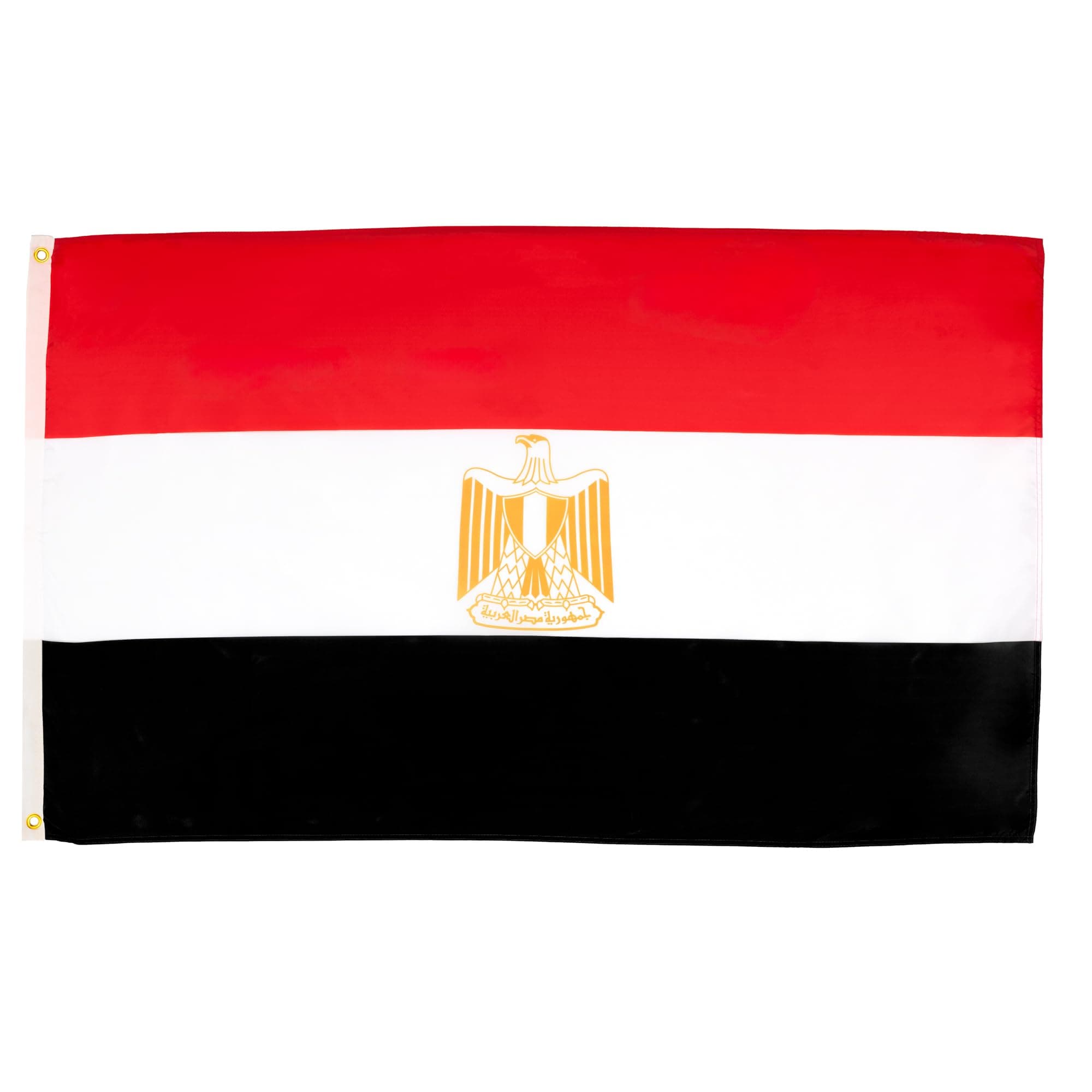AZ FLAG - Egypt Flag - 3x5 Ft - 100D Polyester Egyptian Banner with Two Metal Grommets - Fade Resistant - Vivid Colors - 3' x 5' Feet - 150x90 Cm