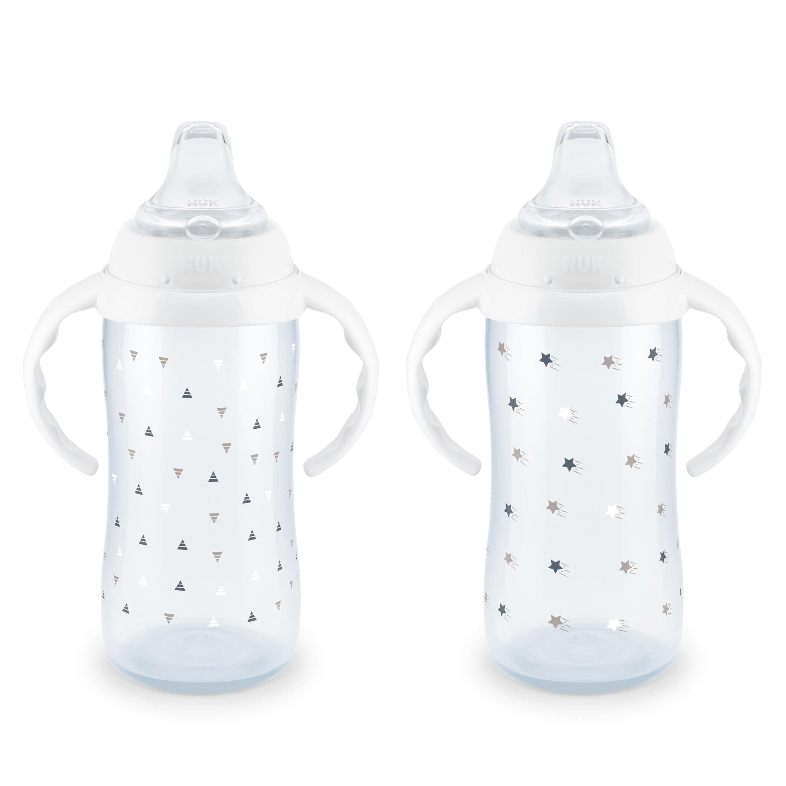 Learner Cup 6+ Months Timeless Collection Amazon Exclusive 10 Oz – BPA Free Spill Proof Sippy Cup 2 Count (Pack of 1)