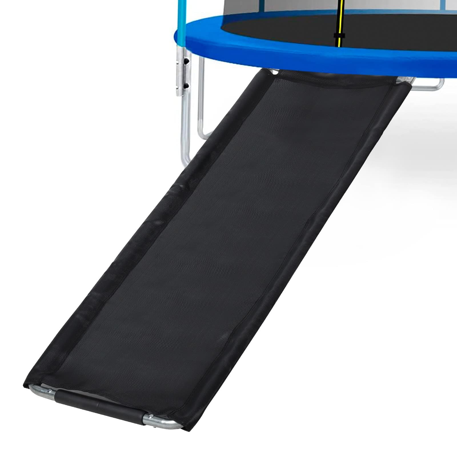 FirstE Trampoline Slide, Width 22 Inch Slide Ladder with Strong Tear Resistant Fabric, Easy to Install Universal Accessories Sturdy Bounce Slider for Climb Up, Slide Down (67" Length)