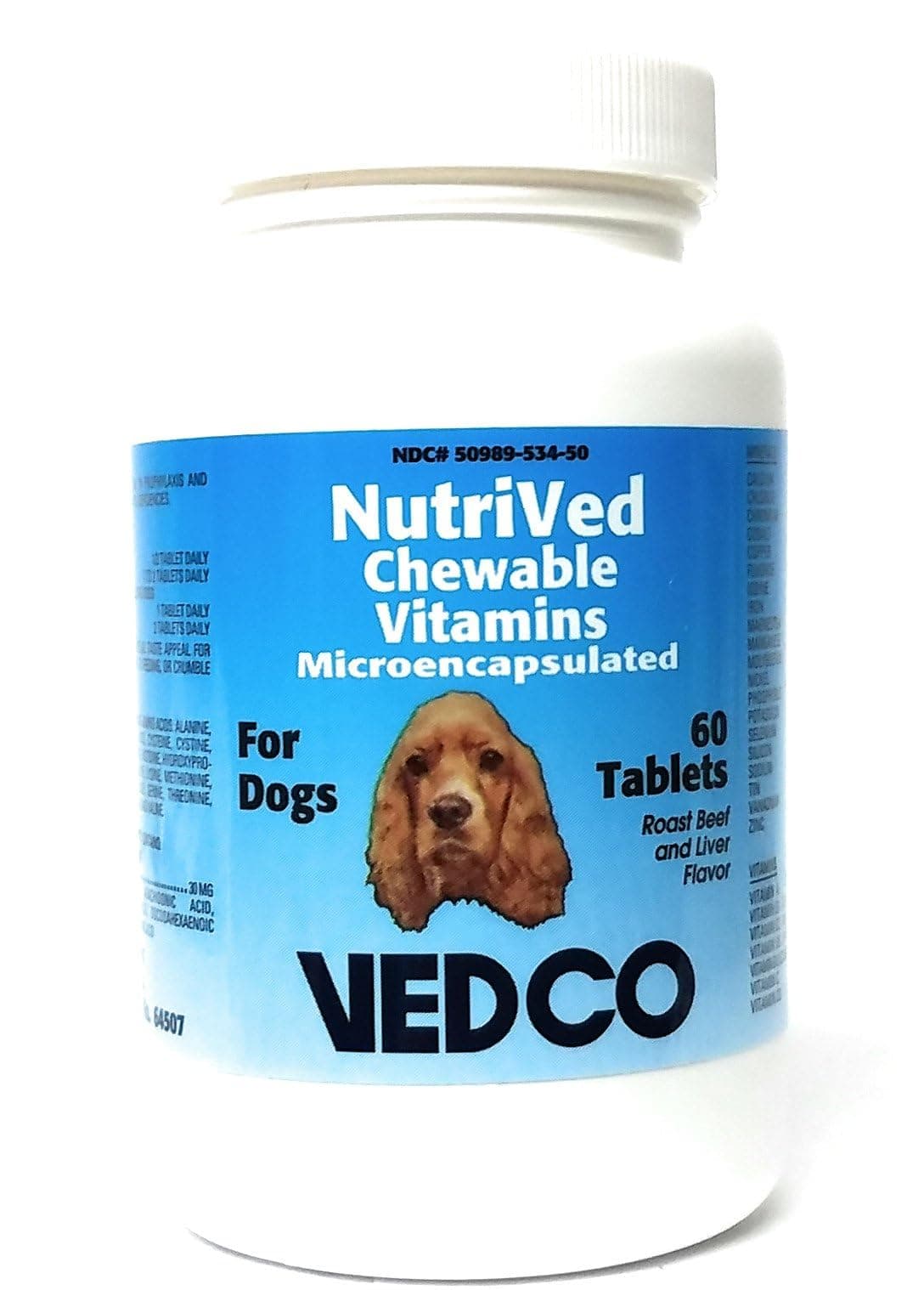 NutriVed Chewable Vitamins 60 Tablets for Dogs