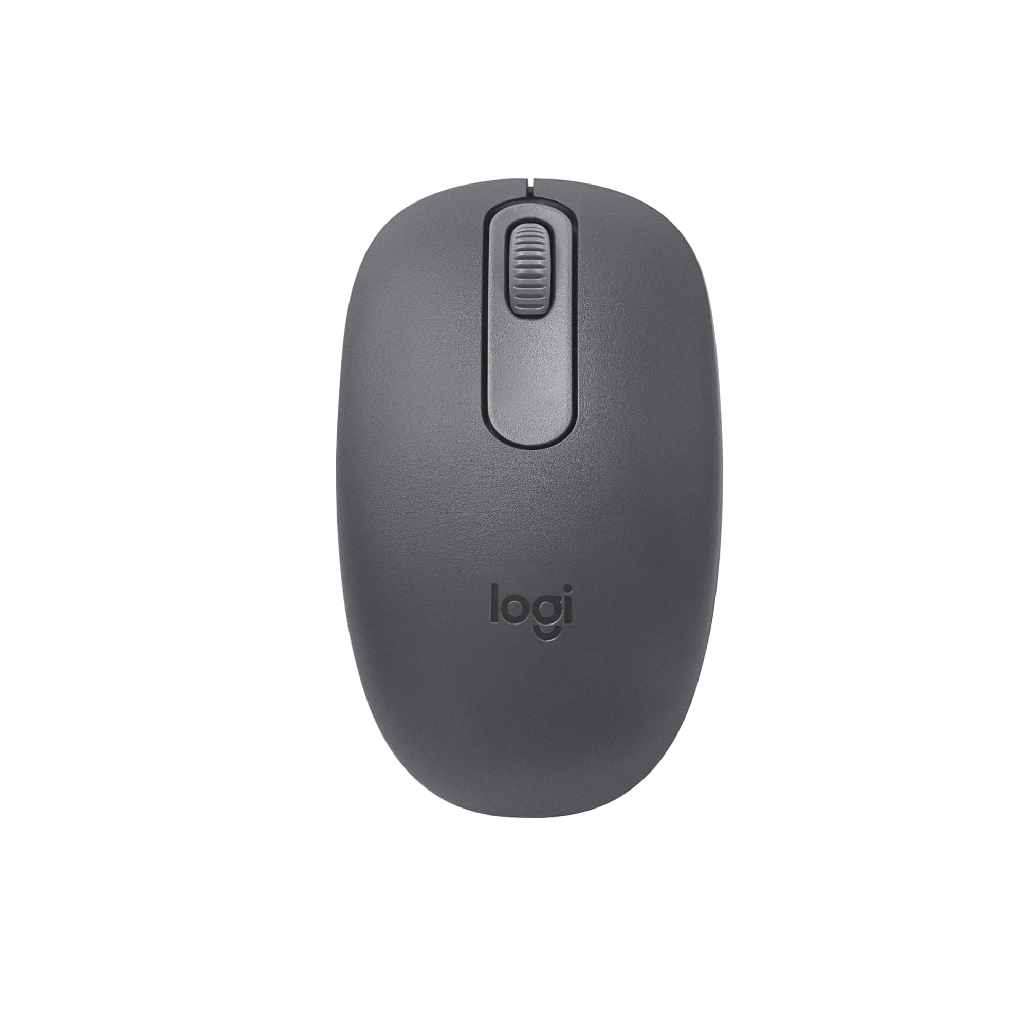 M196 Bluetooth Wireless Mouse, Compact and Portable Mouse for Laptops, Tablets and More, 12-Month Battery, Smooth Tracking, Compatible with PC and Mac, Windows and macOS - Graphite