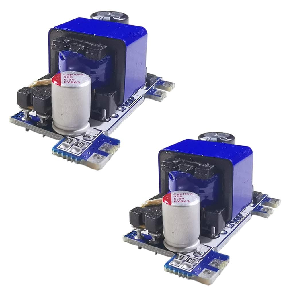 Delinx 2Pcs AC DC Converter Module Universal 110V 120V 220V 230V to DC 5V 12V Isolated Switching Power Supply Board (DC 5V 2A Version)