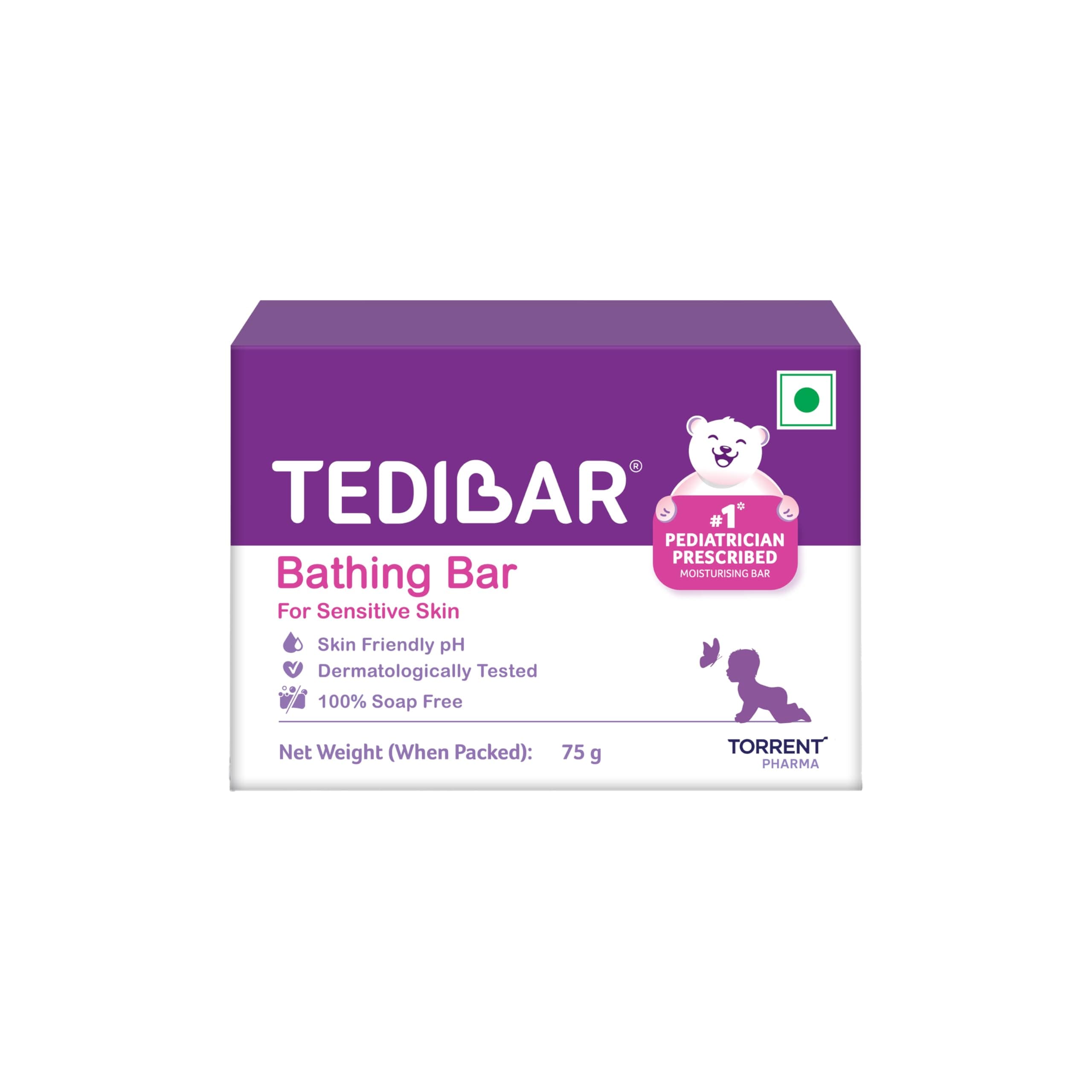 Curatio Tedibar Baby Bathing Bar 75gm