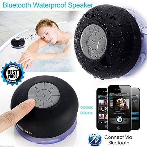 Hydrise Portable Waterproof Bluetooth V4.0 Speaker with Mic, Hands-Free Feature (Color May Vary, Multi Colors)