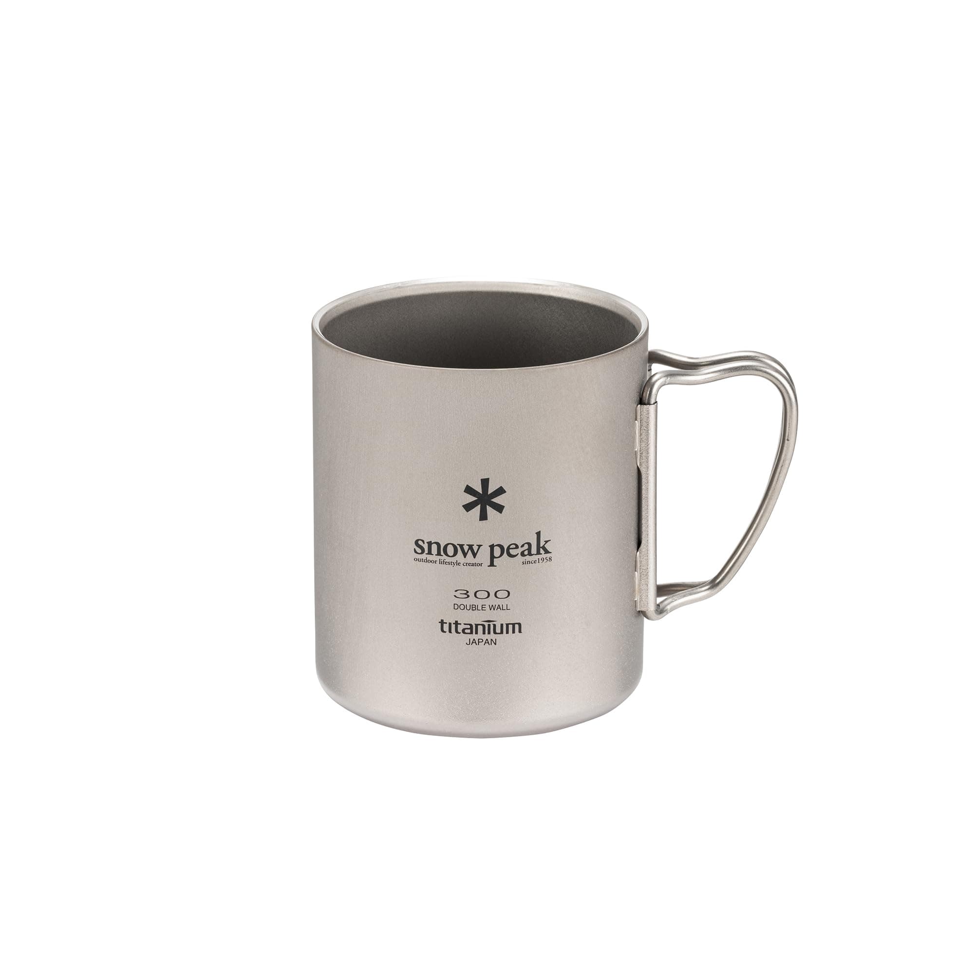 Titanium Double-Wall Mug - Durable & Lightweight Insulated Mug - Camping - 15.2 fl oz