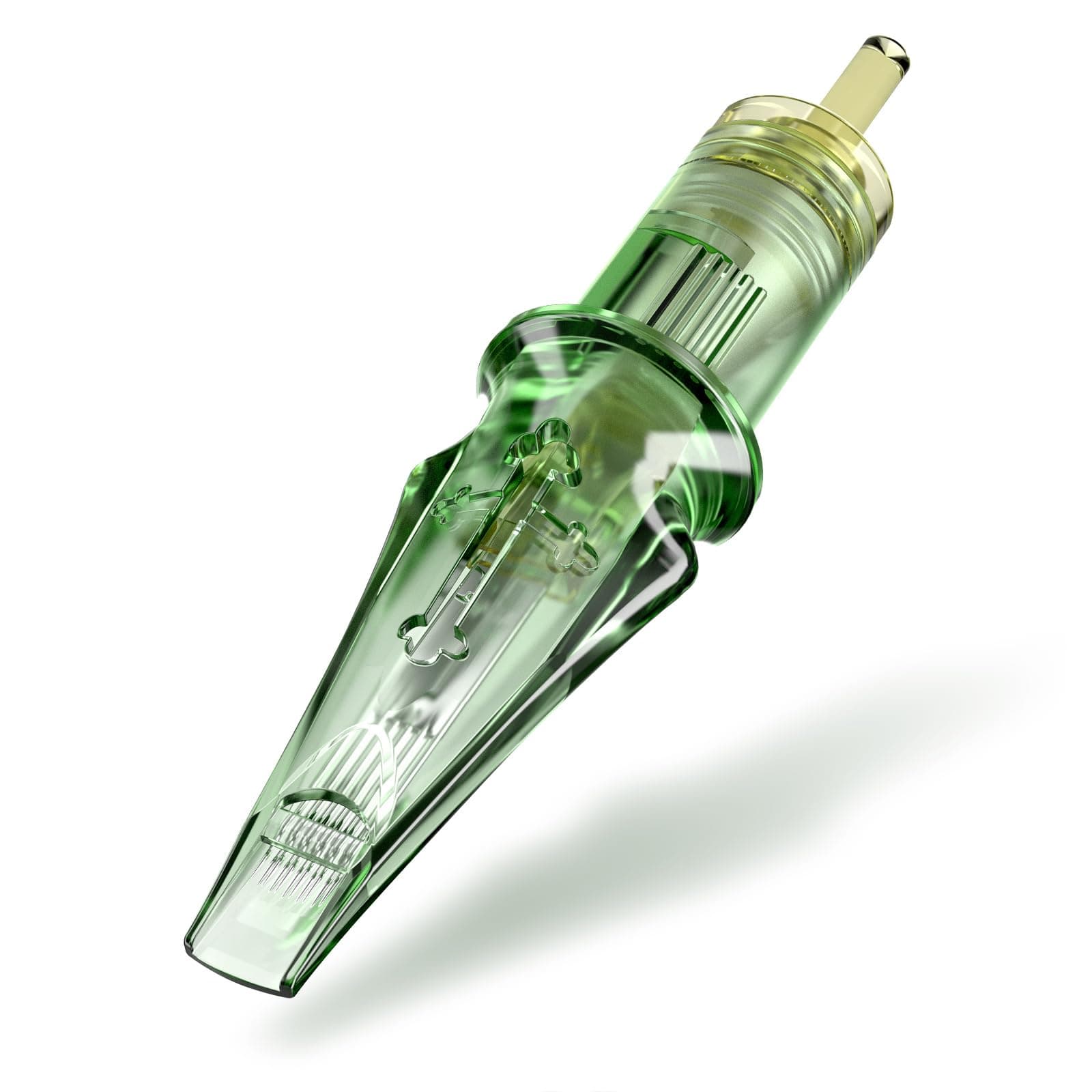 Tattoo Needles,Solong Pro 20Pcs Disposable Tattoo Cartridge Needles 1007 Round Magnum L-Taper Tattoo Needle Cartridges(1007RM) EN01S-20-1007RM-L