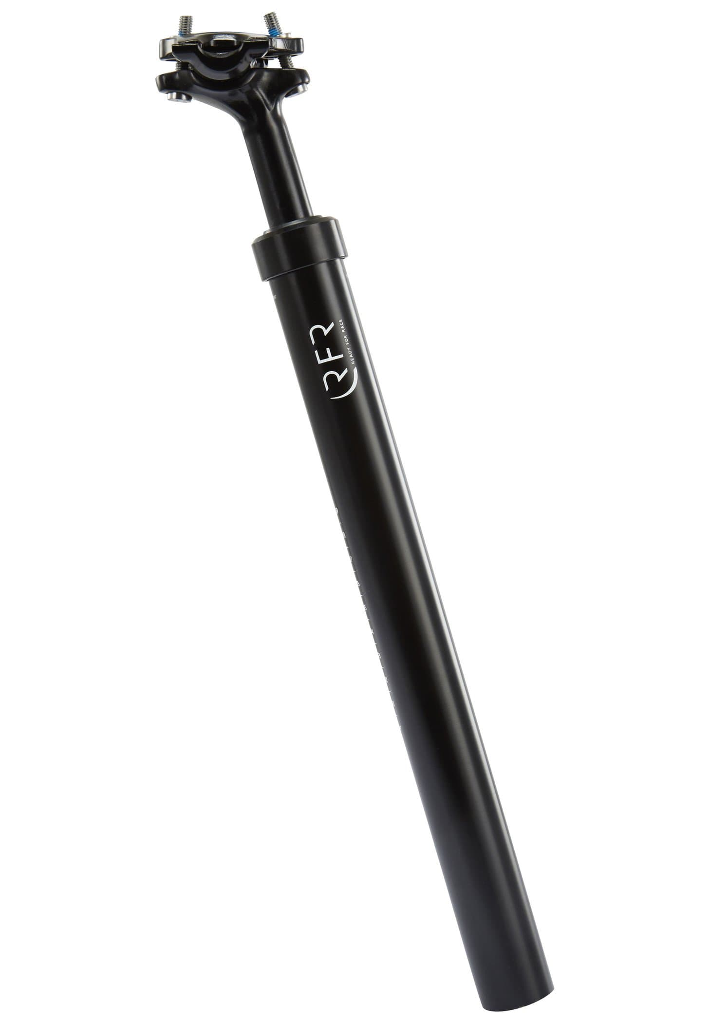 RFR Spring-Loaded Bicycle Seat Post 27.2 mm/30.9 mm/31.6 mm x 400 mm Black, black