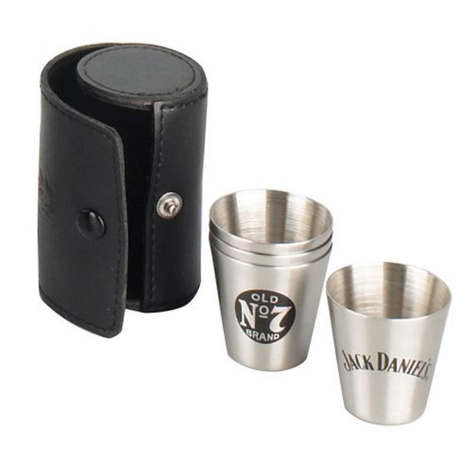 Licensed Barware Swing and Bug Shot Glass, 1 oz, Black/Silver