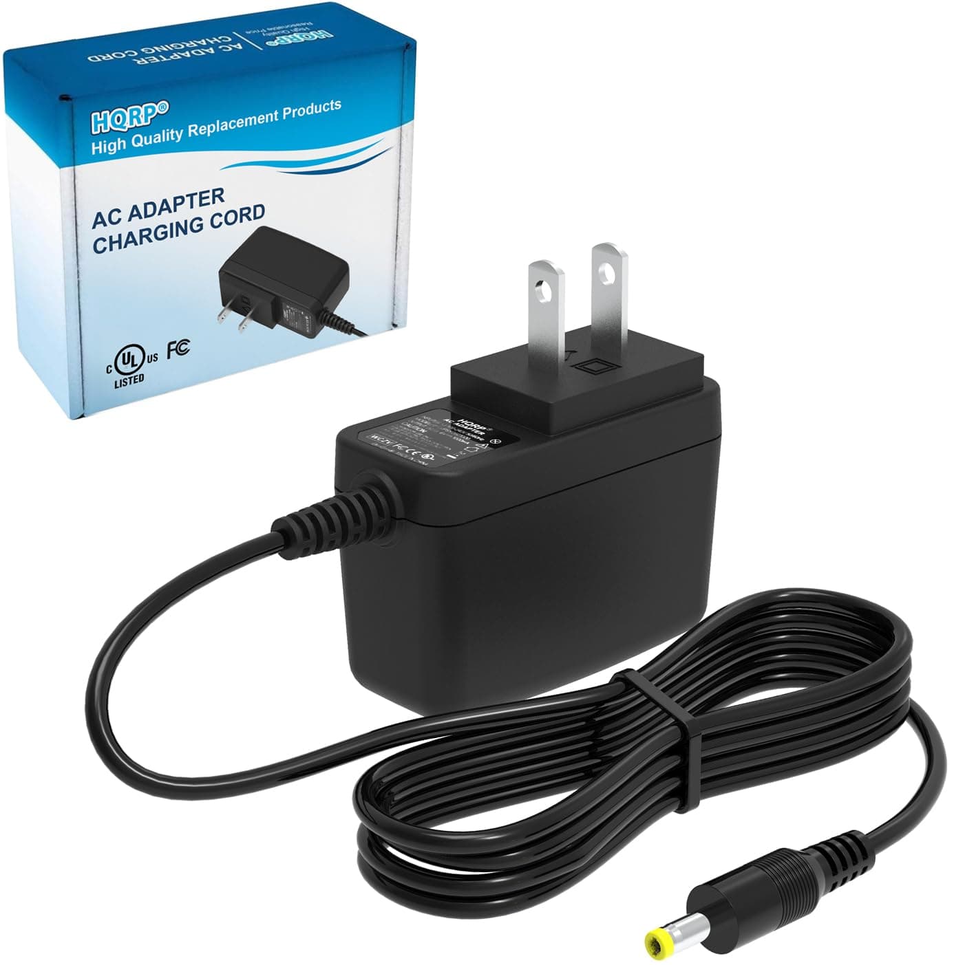 HQRP 6V AC Adapter Compatible with Sony AC-E60 AC-E60HG AC-E601 AC-E602 AC-E604 1-476-122-15 1-476-122-11 1-476-122-12 Power Supply Cord Adaptor + Euro Plug Adapter