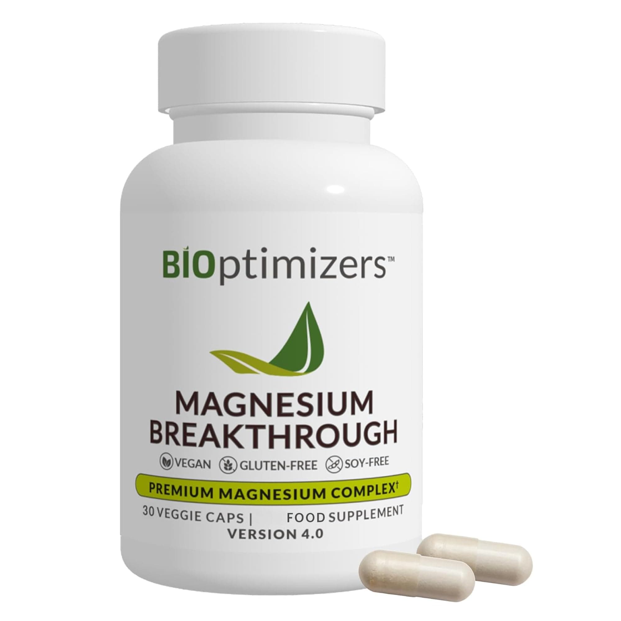 Magnesium Breakthrough - version 4 -Natural Sleep and Brain Supplement - 30 caps