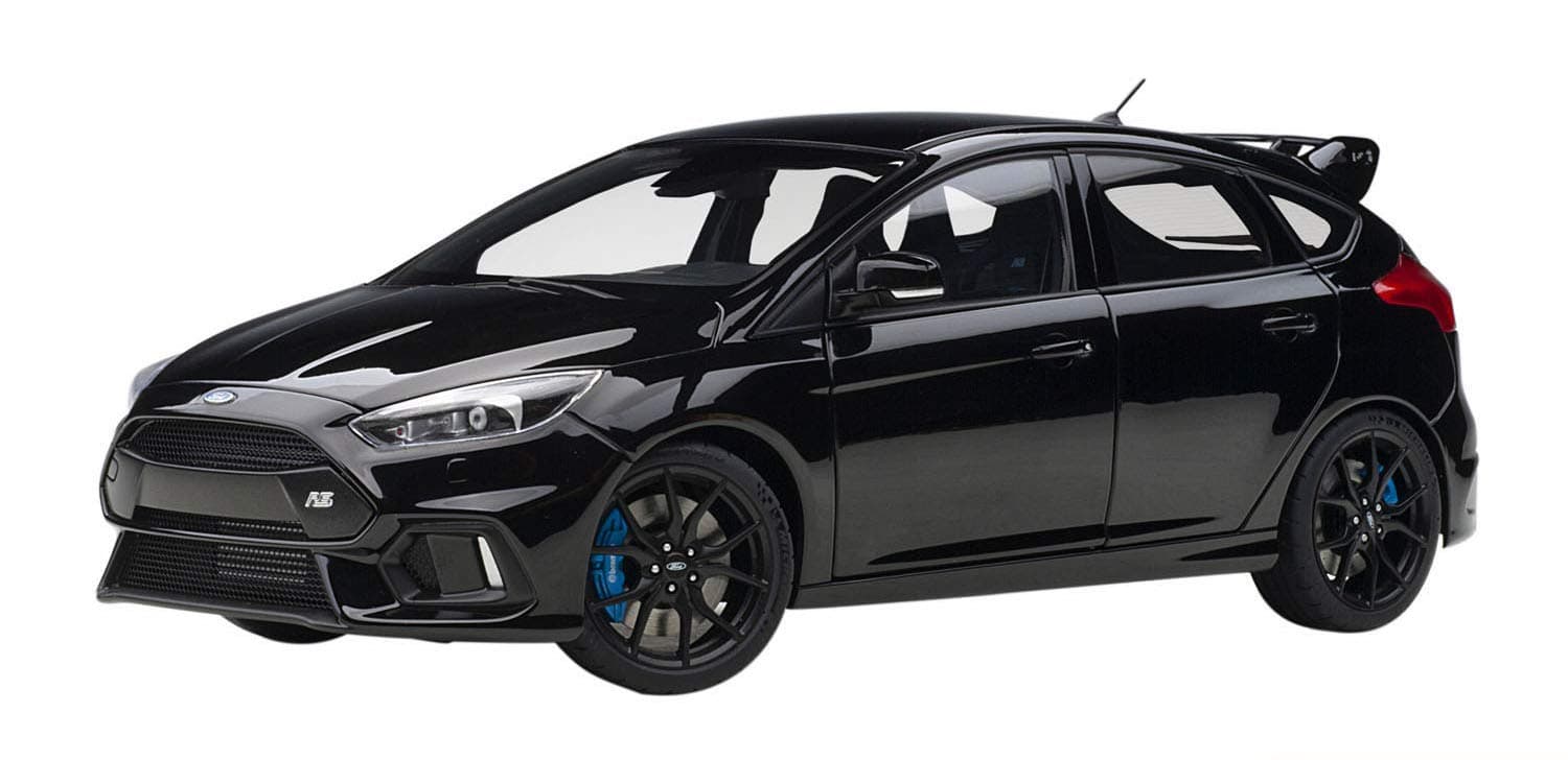 2016 Ford Focus RS Shadow Black 1/18 Model Car