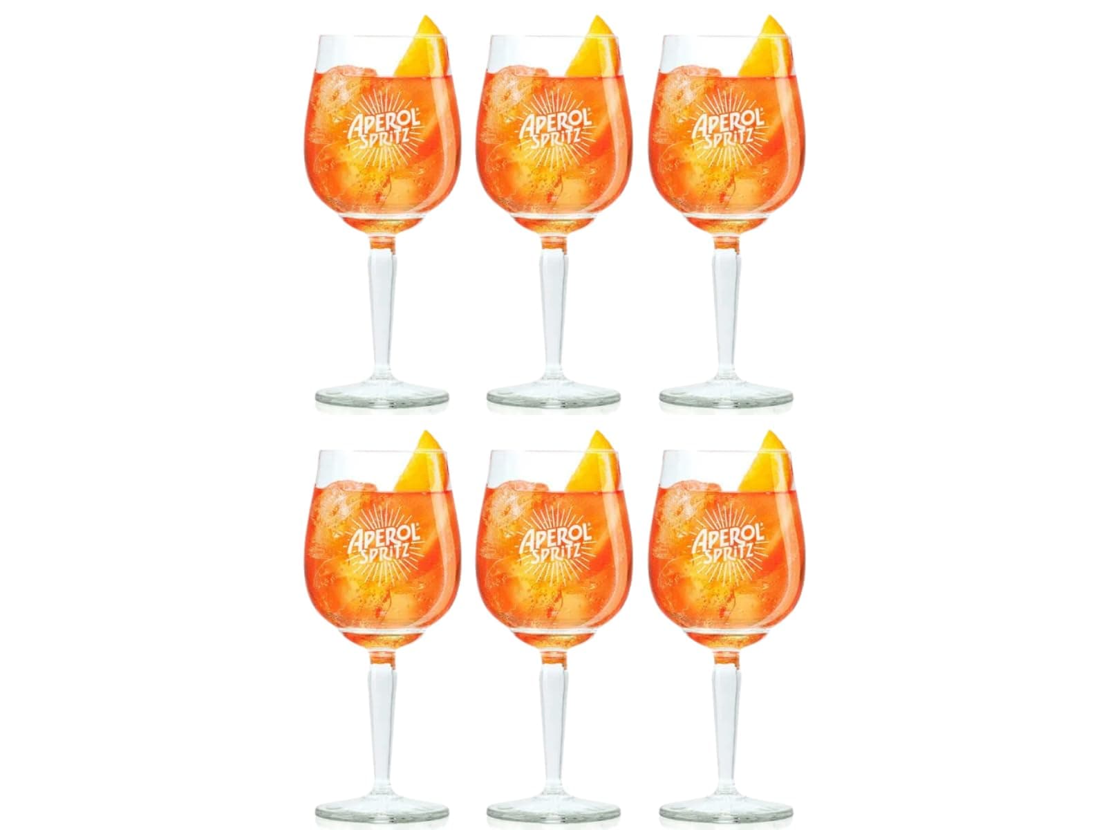 Aperol Spritz Glasses 450 ml - 6 pieces
